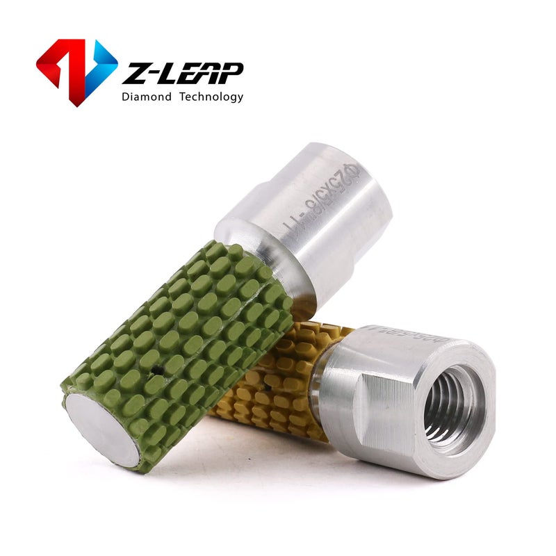 Z-LEAP 1 Inch Diamond Drum Wheels with 5/8"-11 Thread for Polishing Marble Granite Concrete Kitchen Sink Hole - Image 4